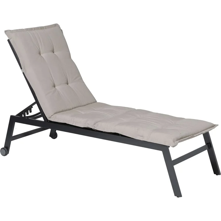 Madison Sonnenliegen-Auflage Panama 200x60 cm Hellbeige 423711 – Bild 5