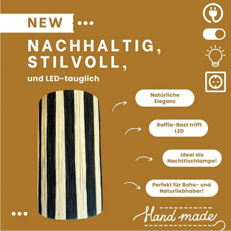Marrakesch Orient & Mediterran Interior Wandleuchte Boho Deko Wandlampe Wandleuchte Wanddeko Morjana Beige Schwarz, E14, Handarbeit – Bild 3