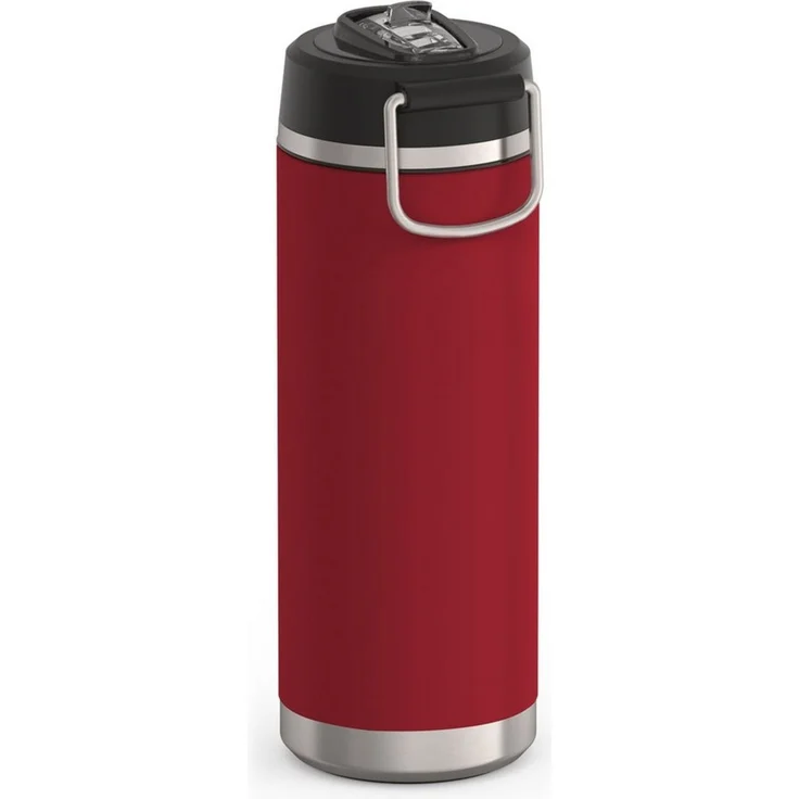 THERMOS Isolierflasche ICON WATER BOTTLE, Edelstahlkörper, spülmaschinenfest, 0,71l, 12h kalt, schappsicher mit einklappbarem Flip-Strohalm – Bild 2