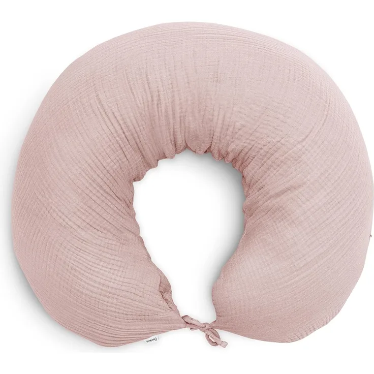 Ehrenkind Stillkissen Musselin aus hochwertiger Bio Baumwolle, Schwangerschaftskissen, Seitenschläferkissen, OEKO-TEX® STANDARD 100 Klasse 1 zertifiziert