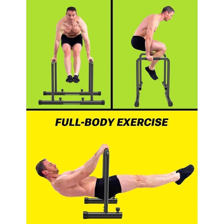 Yoleo Verstellbare Dip Barren 500 kg Dip-Station Fitness-Bar Ständer – Bild 8