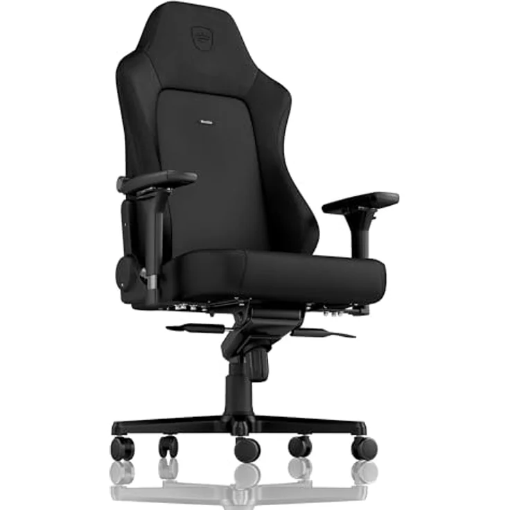 noblechairs Hero Black Edition Komfortable und Langlebige Gaming Stuhl mit Inklusive Kissen, Perfekt Optimierte Ergonomie des Office Stuhl Sorgt für Hohen Sitzkomfort – Bild 6