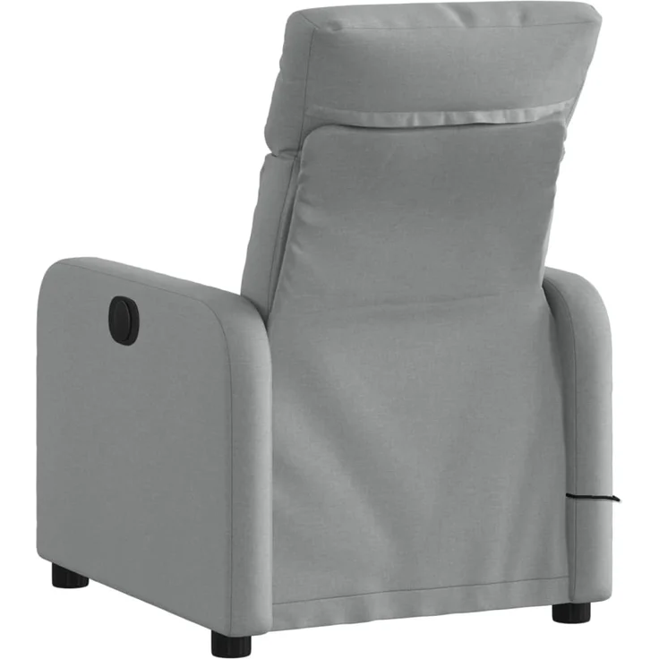 vidaXL Massage-Relaxsessel Hellgrau Stoff 3206863 – Bild 3