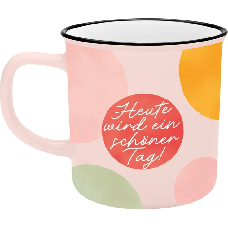 GRUSS & CO XL-Becher Motiv "Heute" | Lieblingsbecher aus Porzellan, Tasse mit Spruch, 55 cl, mit Geschenkbanderole | Geschenk zum Geburtstag | 74180 – Bild 4