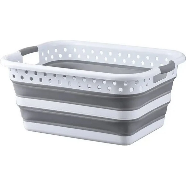 König Design Wäschekorb faltbar Wäschesammler Wäschebox Wäschetonne Organizer (1 St, Wäschekorb), Laundry Baskets Wäschewanne robust, platzsparend, Aufbewahrungskorb – Bild 1