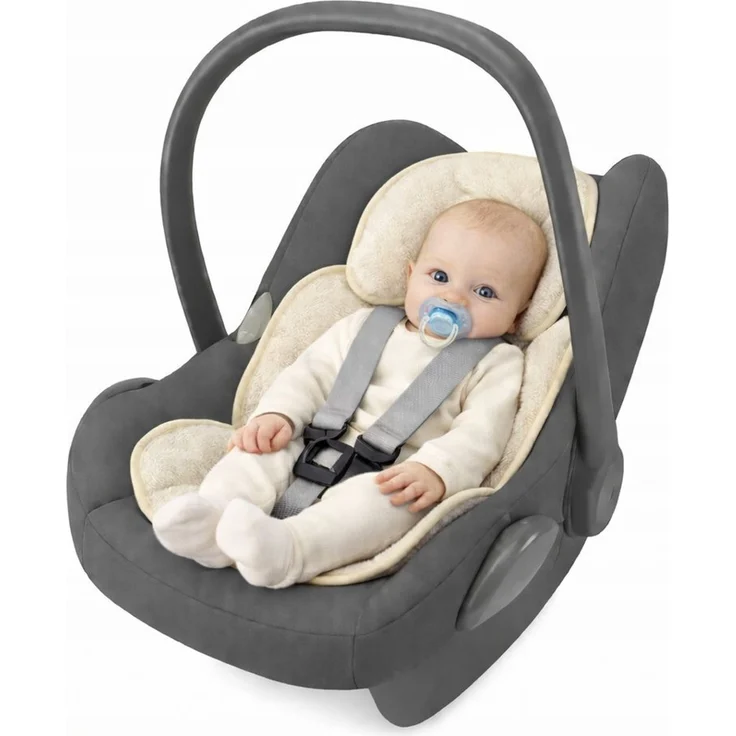 Primawela Sitzverkleinerer -Bouclé -Einlage Einsatz Sitzauflage Baby Kind für Auto Babyschale – Bild 4