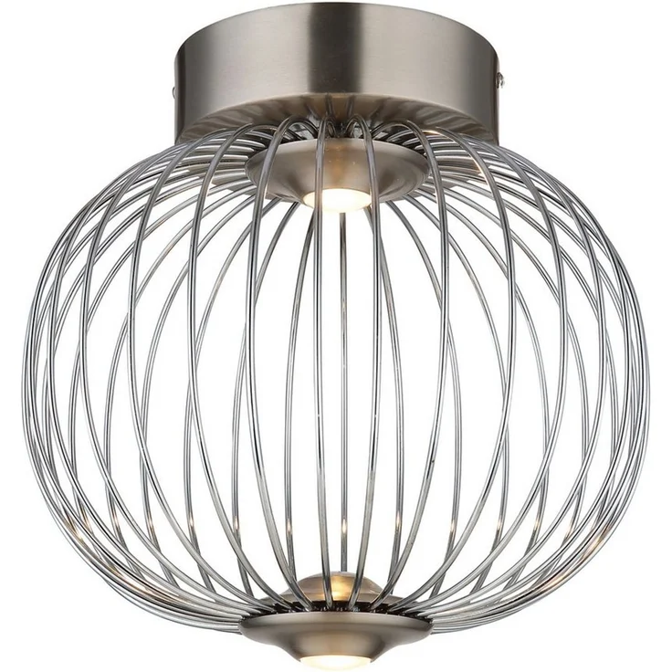 GLOBO LIGHTING Deckenleuchte GALWAY, Memoryfunktion, LED fest integriert, Warmweiß, Deckenlampe Metallstäbe 3000K DM 30cm 3 Stufen – Bild 3