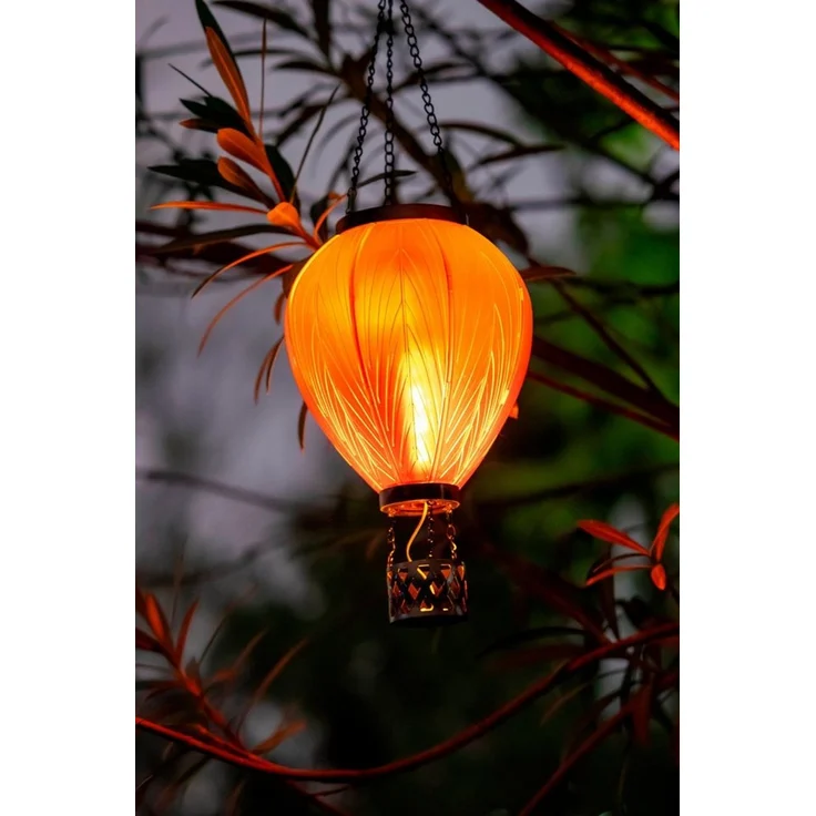 Northpoint LED Gartenleuchte Heißluftballon Windlicht Außenbereich Garten – Bild 3