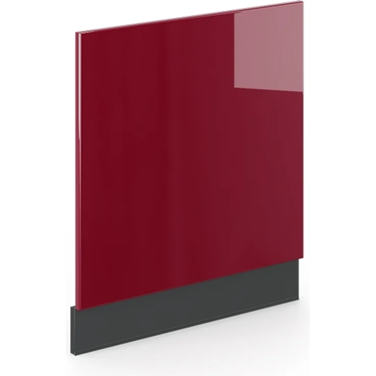 Frontblende Fame-Line Bordeaux Hochglanz 60 cm ohne Arbeitsplatte Vicco – Bild 1