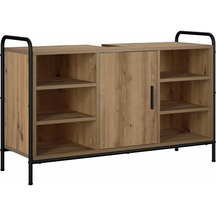 vidaXL Badezimmerschrank-Set 3 stk. Artisan-Eiche 40 x 36 x 109,5 cm 3444542 – Bild 4