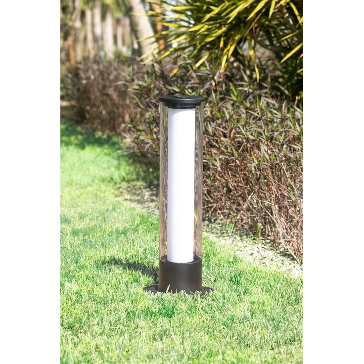 Northpoint LED Gartenleuchte Solar Flammenlichtsäule Flammen Dauerlicht Dämmerungssensor – Bild 4