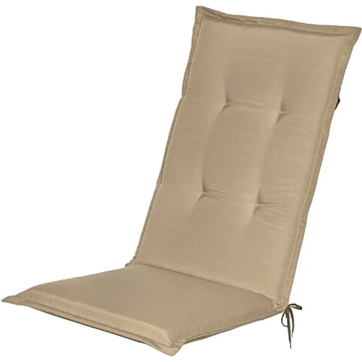 6er Set Beautissu Hochlehner Auflage Loft HL 120 x 50 x 6 cm Natur – Bild 10