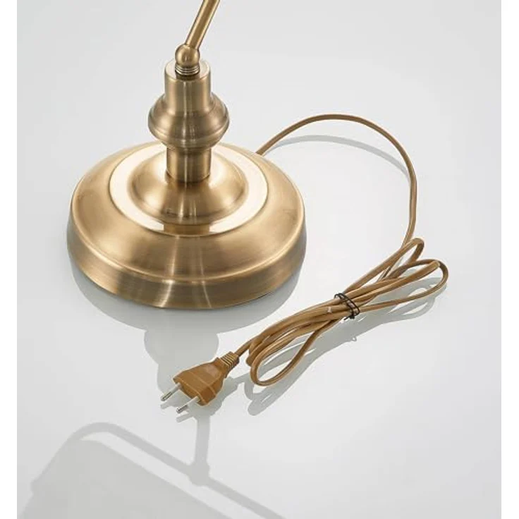 Lindby Profina Schreibtischleuchte, bronze, mit Schalter und hochwertiger Optik für gemütliche Atmosphäre – Bild 9