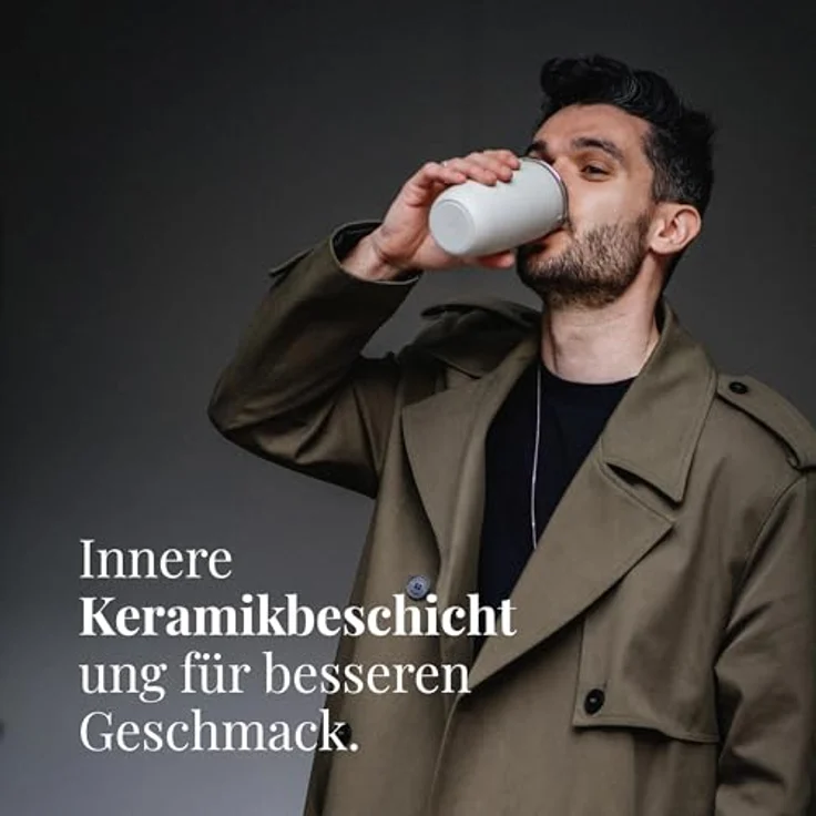 Equa Cup Trinkbecher 300 ml Schwarz – Bild 7
