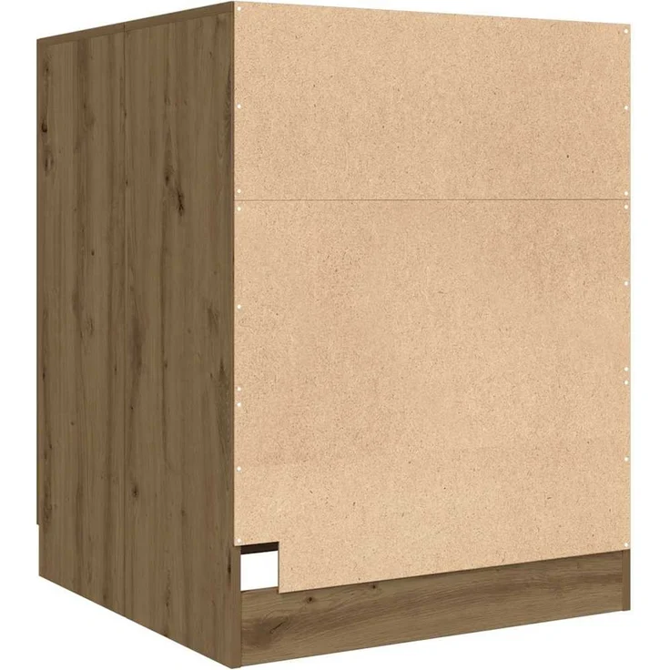 vidaXL Waschmaschinenschrank Artisan-Eiche 70,5x71,5x91,5 cm 856641 – Bild 5