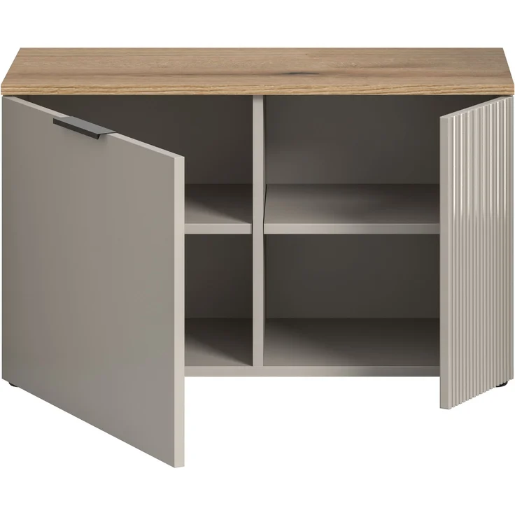 Sitzbank (B/H/T: 80x48x36 cm) in Kaschmir Nachbildung und Kaschmir Nachbildung – Bild 3