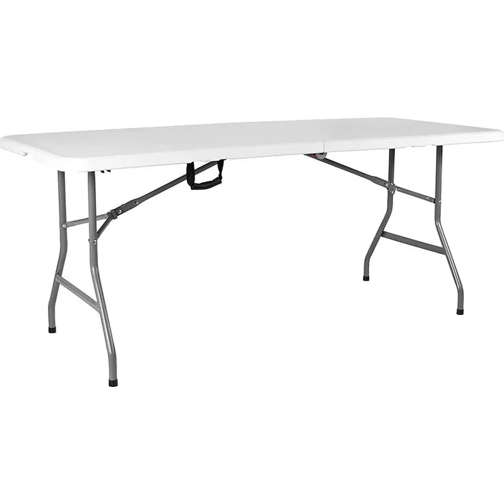 Home Vida Campingtisch Klapptisch Picknicktisch ca. 152 Meter Silber von