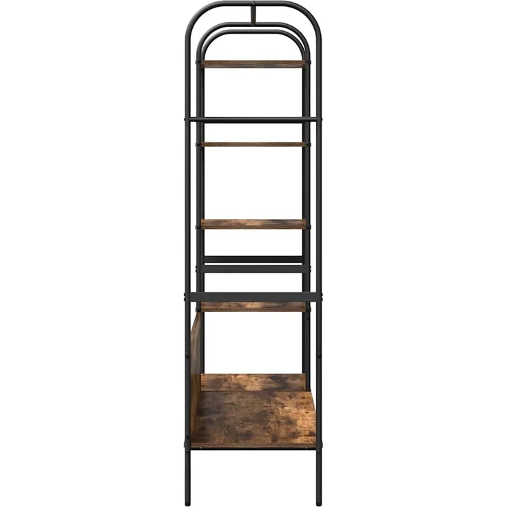 vidaXL Kleiderständer mit Regal Braun Eichen-Optik 120 x 44 x 160 cm 868447 – Bild 5