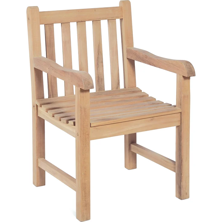 Garten-Sitzgruppe MAJA 4-tlg. - Teak, Teakbraun | Gartenmöbel-Set Gartengarnitur Garten-Essgruppe mit Bank/Stühlen und Esstisch – Bild 5