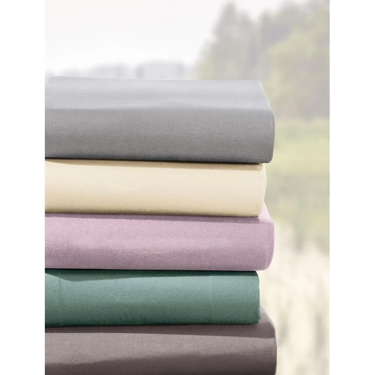 Irisette Mako-Jersey Betttuch Jupiter 0008 moos 100x200 cm 8-30 moos – Bild 2