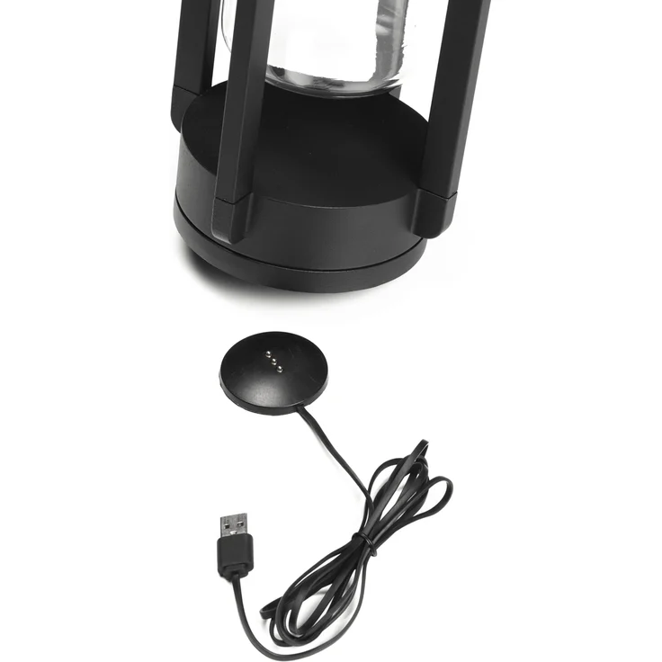 KONSTSMIDE 7823-750 USB Laterne Otranto schwarz 44cm dimmbar – Bild 7