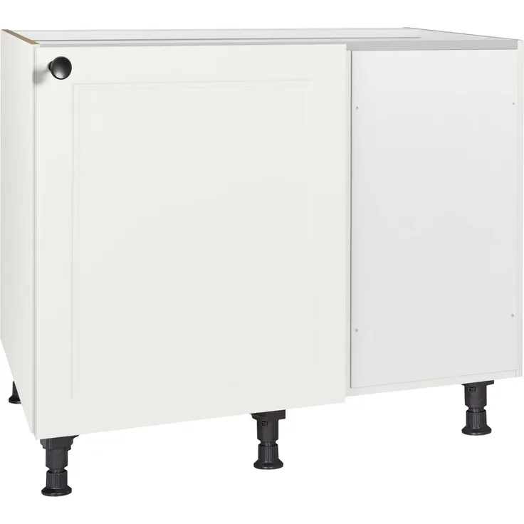 nobilia® Eckunterschrank "Cascada", vormontiert mit höhenverstellbaren Sockelfüßen, Breite 100 cm