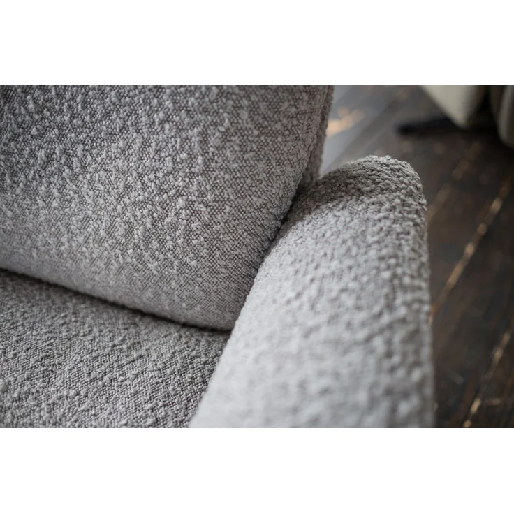 KAWOLA Sessel SARI Relaxsessel drehbar Stoff taupe 108 x 89 x 77 cm – Bild 9