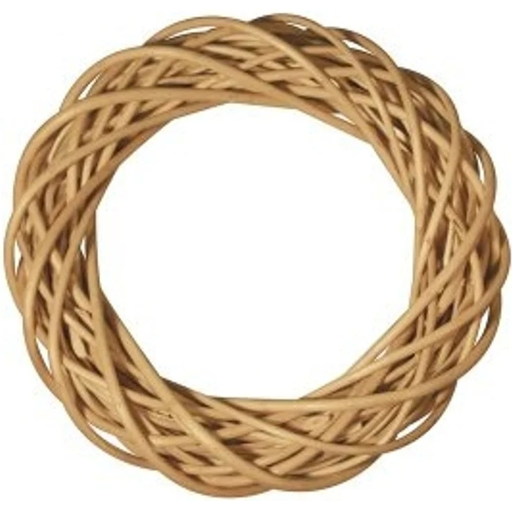 Weidenkranz geschält, ø 25cm x 6cm,