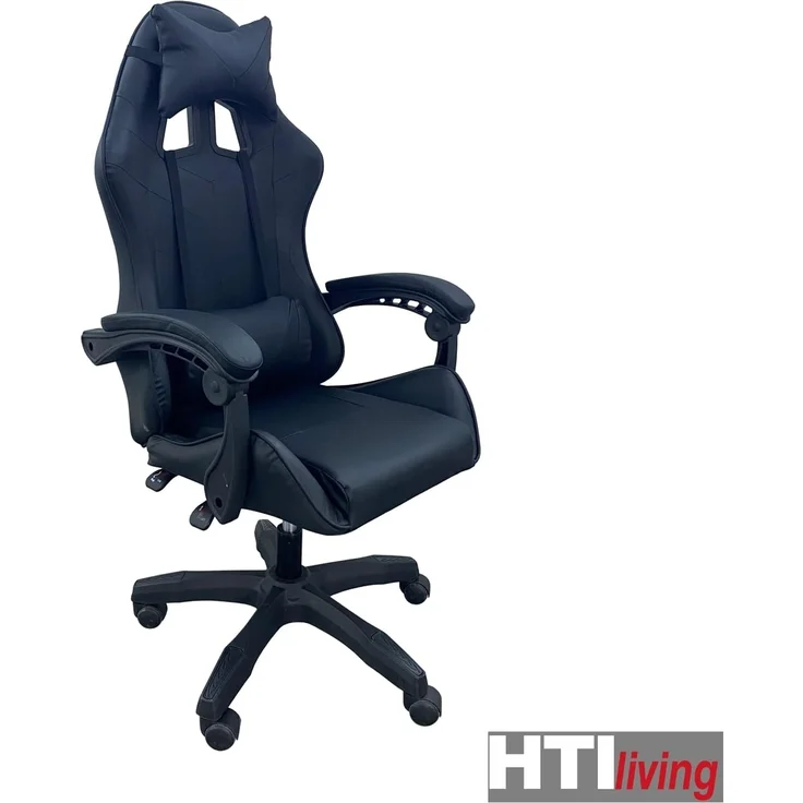 HTI-Living Schreibtischstuhl Schreibtischstuhl Krit Schwarz (Stück, 1 St), höhenverstellbarer Drehstuhl – Bild 2