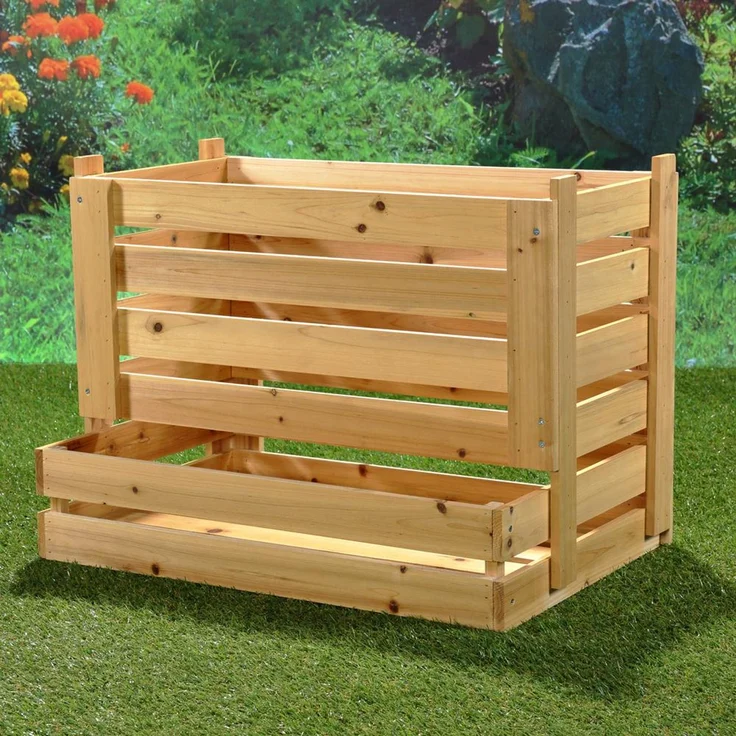 Universalkiste für Kartoffeln Wein Obst Äpfel Kartoffelkiste Vorratskiste Holz – Bild 3