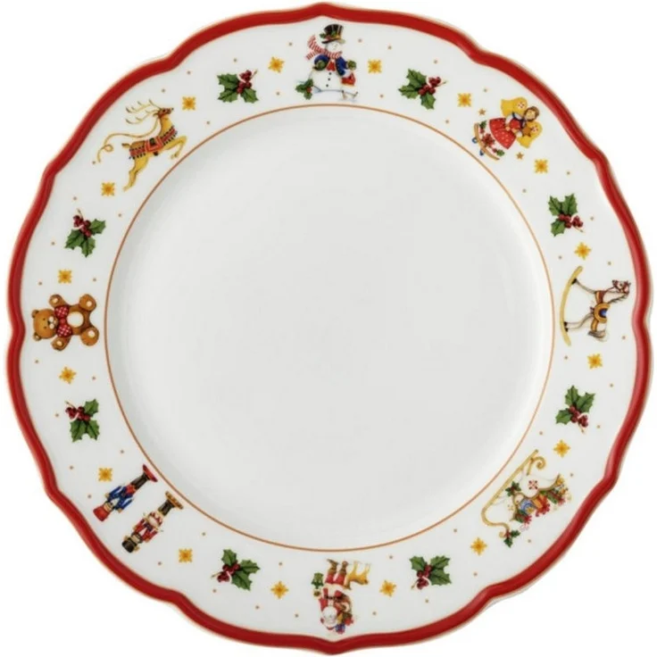 Hutschenreuther Speiseteller Happy Wintertime Red Teller flach 27cm, Teller Flach – Bild 1