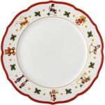 Hutschenreuther Speiseteller Happy Wintertime Red Teller flach 27cm, Teller Flach