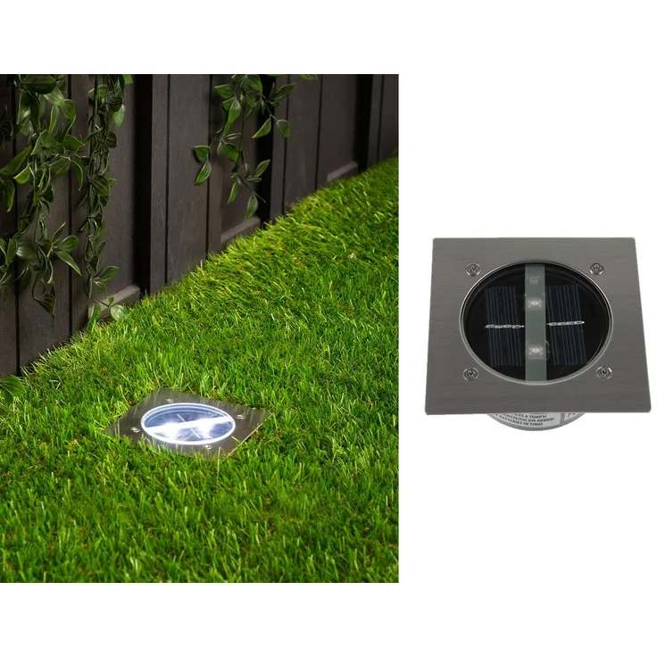 Ranex Solar Markbelysning 2 LED Firkantet
