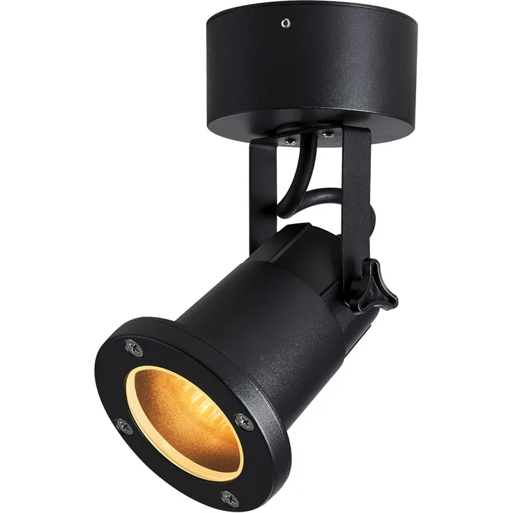 SLV Leuchte 1002867 NAUTILUS WL QPAR51 Outdoor Wandaufbauleuchte schwarz