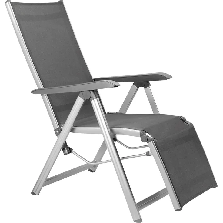 Kettler Basic Plus Relaxsessel Liege silber / anthrazit 0301216-0000