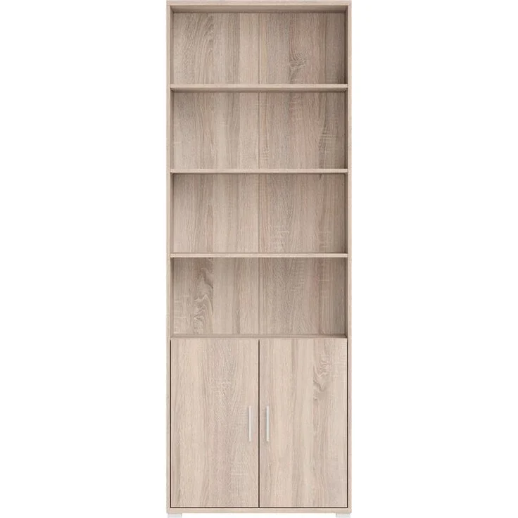 moebel-dich-auf Aktenschrank OFFICE LINE (220, Büromöbel-Set Arbeitszimmer Büro) in Eiche Sonoma / weiß – Bild 3
