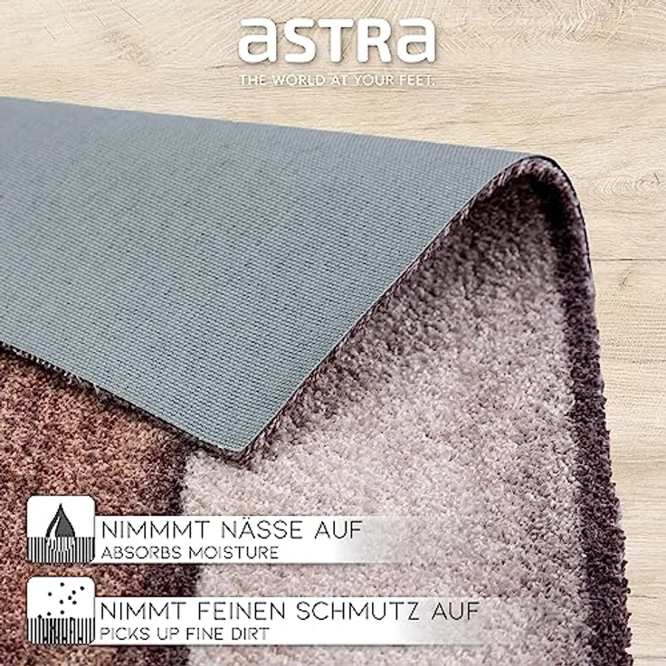 ASTRA Fußmatte Pure & Soft, rechteckig, Höhe: 7 mm, Schmutzfangmatte, waschbar – Bild 6