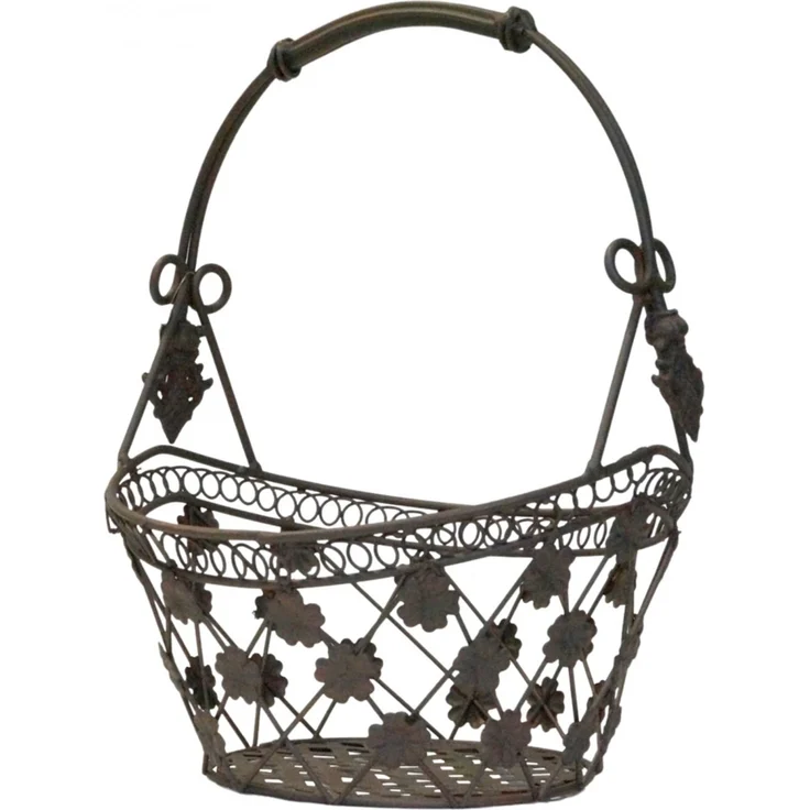 Henkelkorb Tecla mittel ca. 36 cm - Gartendekoration – Bild 1