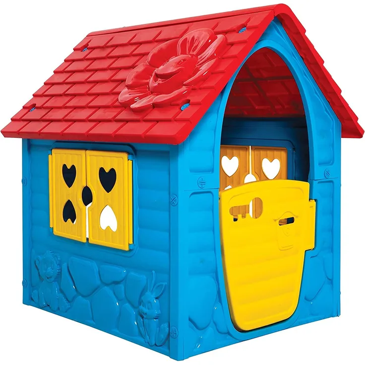 Dohany 456 'Spielhaus', ab 2 Jahren, 90 x 98 x 106 cm, blau/rot/gelb