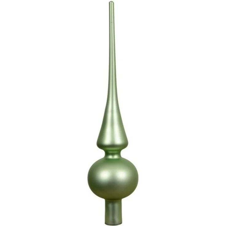 Kaemingk Christbaumspitze, Christbaumspitze Glas 26cm - Matchagrün matt – Bild 2