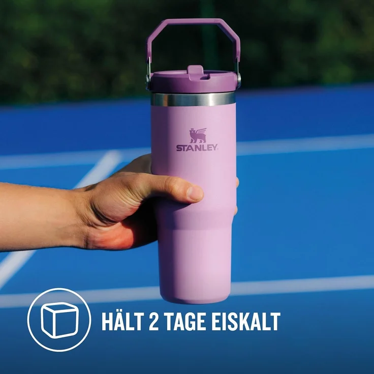 Stanley Isolierbecher The Iceflow Flip Straw Tumbler 0,89l Lilac – Bild 4