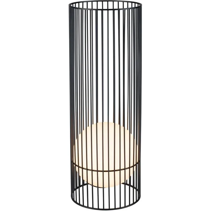 SLV GRID SUN, Outdoor Stehleuchte, 2700K, IP44/IP65, schwarz / milchig - Stand-, Wand- und Deckenleuchten (Outdoor)