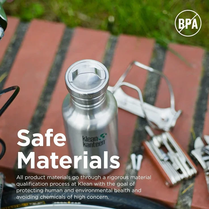 Klean Kanteen Trinkflasche Kanteen® "All Stainless" Edelstahl Deckel – Bild 6