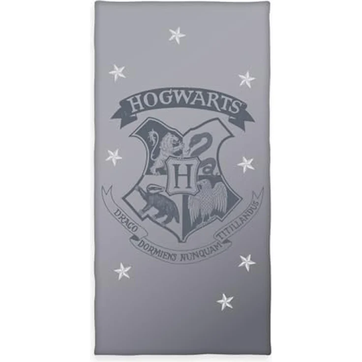 Herding Young Collection Strandtuch Harry Potter Velourstuch grau - Aktion Gr. 70/140 cm Tuch, (1-St), Sport, Strand & Badehandtuch Liegetuch Saunatuch – Bild 2