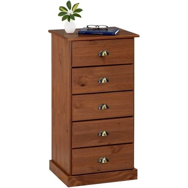 IDIMEX Kommode PARIS, Kommode mit 5 Schubladen Apothekerkommode Holzschrank Mehrzweckkommode – Bild 4