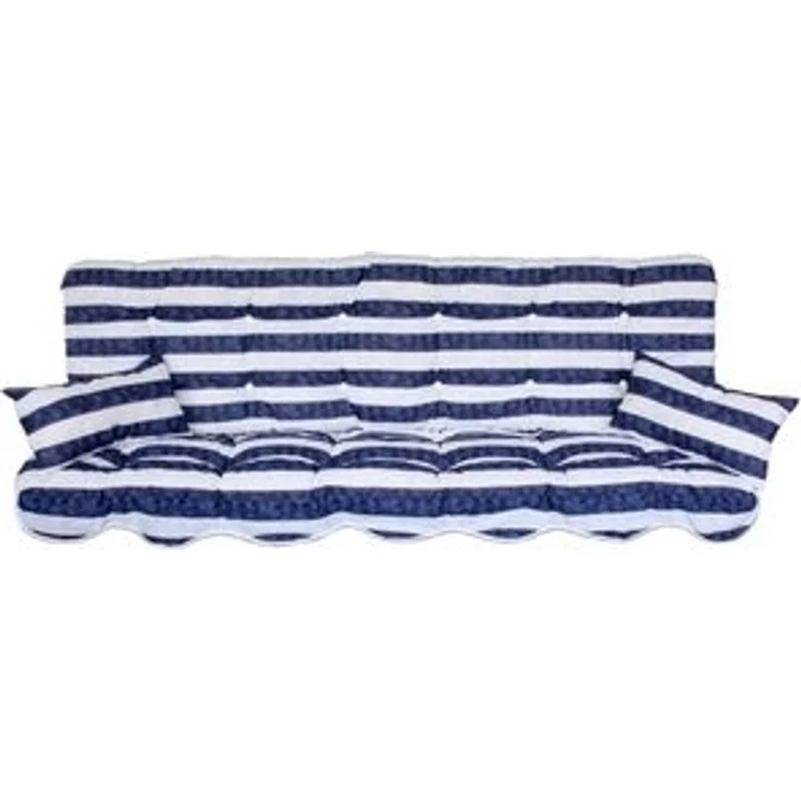 Kühnemuth Auflagekissen Auflagen Set für Hollywoodschaukeln Sitzkissen Auflage 180x50 Design – Bild 4