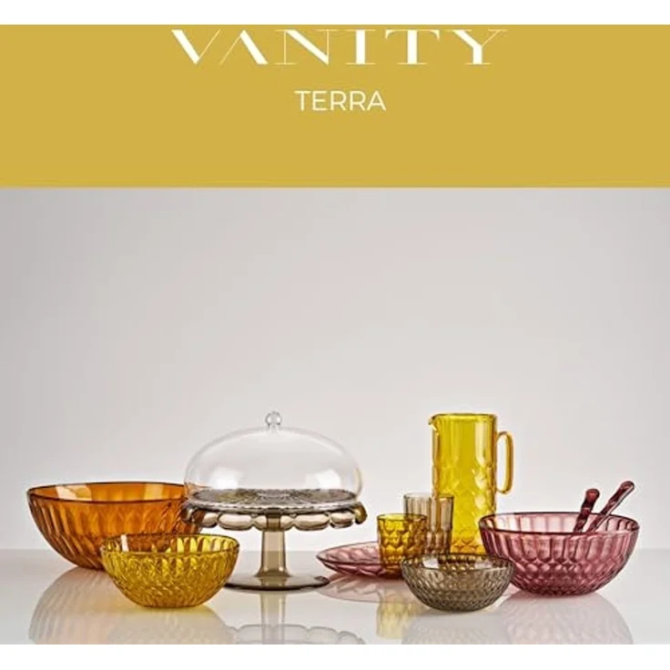 Guzzini Trinkglas niedrig 360 ml Dekor 3 Vanity Saffron yellow – Bild 6