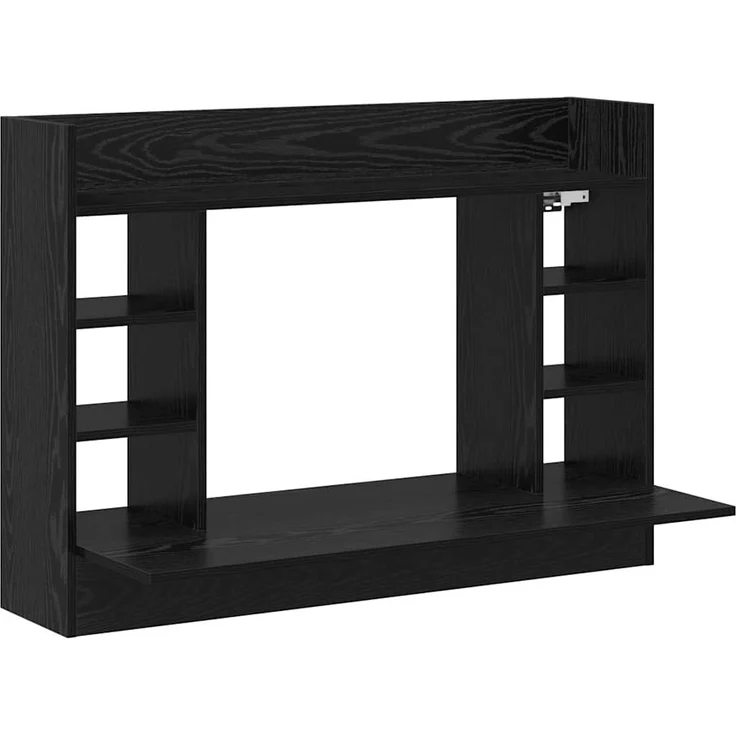 vidaXL Wandtisch Schwarz Eichen-Optik 105 x 48 x 75 cm Holzwerkstoff 869194 – Bild 1