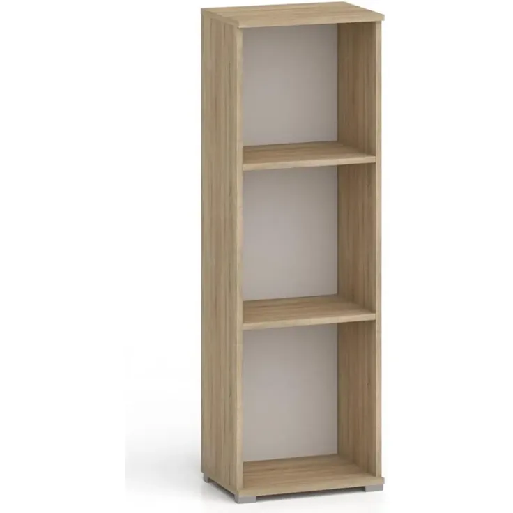 Sleepyshop24 Standregal Sonoma Eiche 30 cm breit | "Pola" Regal 110 cm hoch | Schmaler Mehrzweckschrank | Platzsparendes Nischenregal – Bild 3