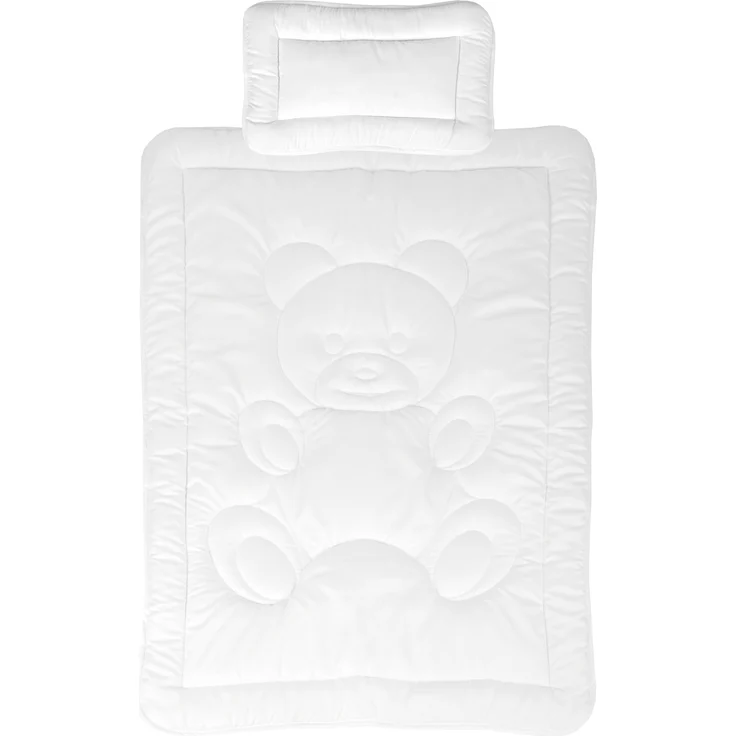 Kinder Betten-Set inkl. Bettwäsche 100x135cm / 40x60cm Bär mit Stern – Bild 7